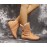 West Style Plain Slip On Flat Heel Snow Boots