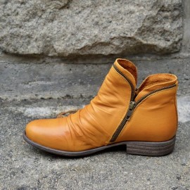 Casual Fashion Low Heel Winter Boots