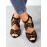 Ladies Elegant Cutout Open Toe Block Heel Sandals