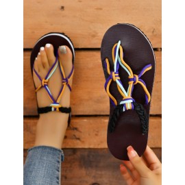 Braided Strap Beach Flip-flops