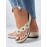 Vintage Floral Casual Wedge Flip-Flops
