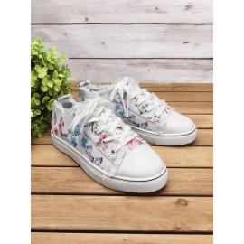Fashion Floral Ultralight Breathable Sports Canvas Shoes