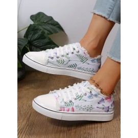Fashion Floral Ultralight Breathable Sports Canvas Shoes