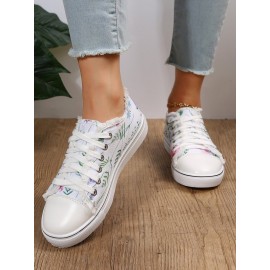 Fashion Floral Ultralight Breathable Sports Canvas Shoes
