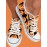 Halloween Orange Pumpkin Lace Up Espadrilles