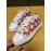 Christmas Santa Claus Snowflake Lace-Up Canvas Shoes