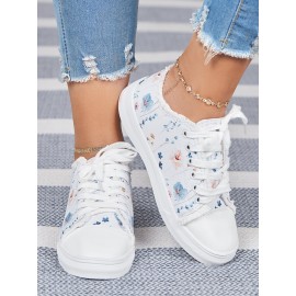 Floral Casual Canvas  Shoes