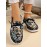 Western Cow Sunflower Canvas Boat Flats