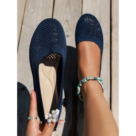 Breathable Hollow out Mesh Fabric Casual Shallow Shoes