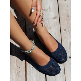 Breathable Hollow out Mesh Fabric Casual Shallow Shoes