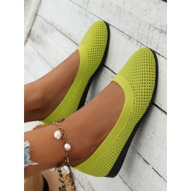 Breathable Hollow out Mesh Fabric Casual Shallow Shoes